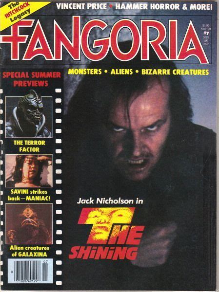 Fangoria Issue 7 Horror Horror Fiction Vintage Horror