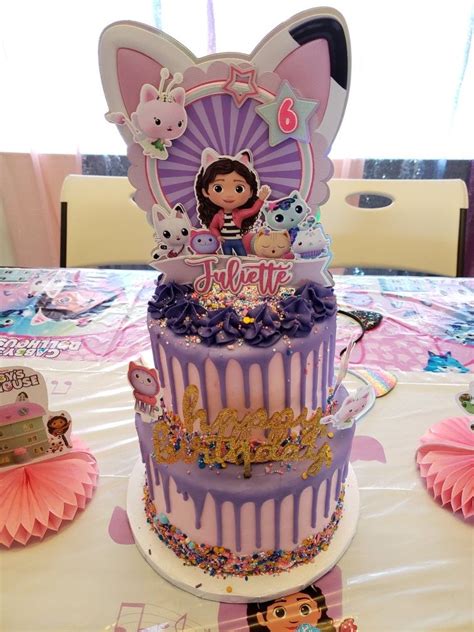 Gabby Dollhouse Cake Birthday Cake For Cat Cat Themed Birthday Party