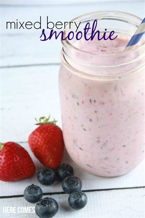 Mixed Berry Smoothie Here Comes The Sun