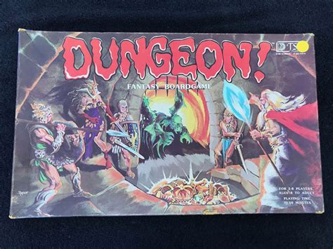 Vintage Dungeon Fantasy Board Game 1980 Tsr Dungeons And Dragons