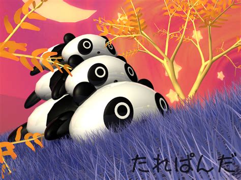 46 Cute Cartoon Panda Wallpaper Wallpapersafari