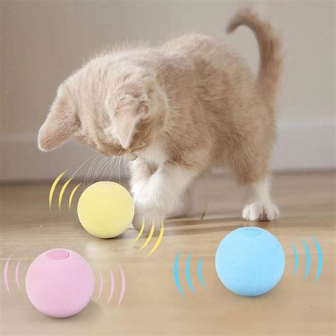 Smart Cat Toys Interactive Ball Catnip Cat Training Toy Pet Playing