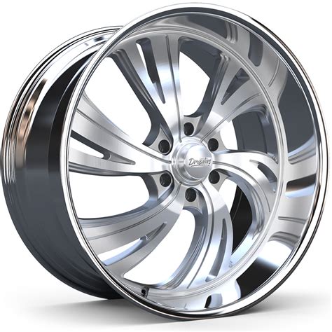 24x9 Dropstars 658bs Wheels For Sale In Brushed Finish Custom Offsets