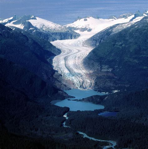 Alaskan Glacier And Lakes