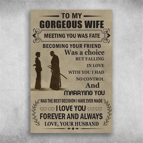 to my gorfeous wife i love you forever and always love your husband fridaystuff