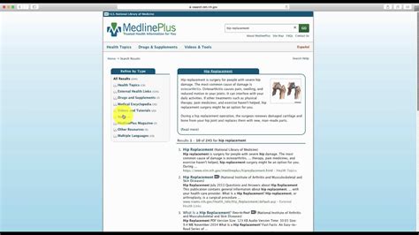 How To Find Health And Wellness Information In Medlineplus Youtube