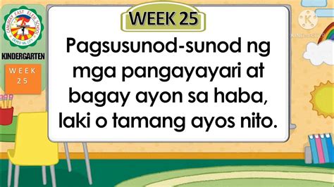 Melc Based Week 25 Pagkakasunod Sunod Ng Mga Pangyayari L Pag Aayos