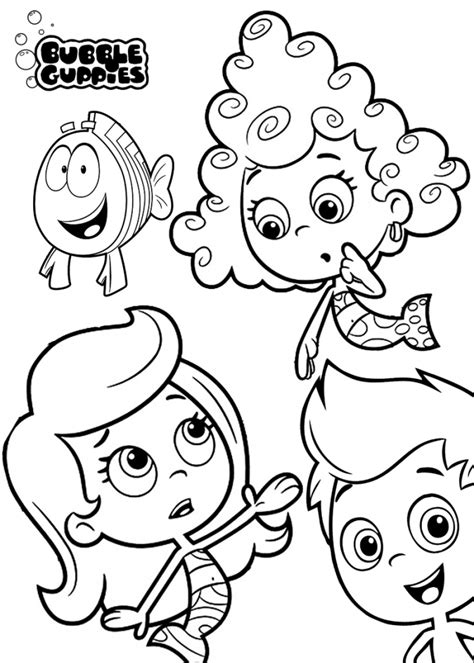 It is better for you to recognize what the bubble guppies are. Bubble Guppies Coloring Pages - Best Coloring Pages For Kids