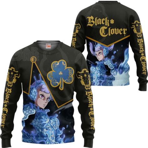 Black Clover Sweater Noelle Silva Classic Winter Sweater Black