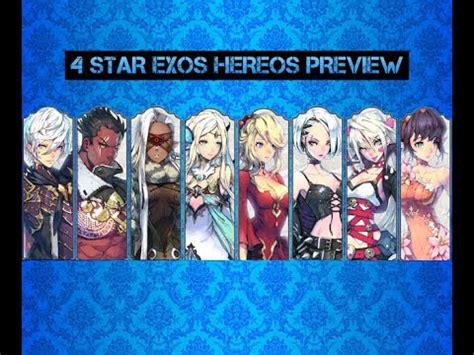 By date (desc) by downloads (desc) by downloads (asc). 4star EXOS HEREOS Preview (Skills, Atk, 360 3D model & 2D ...