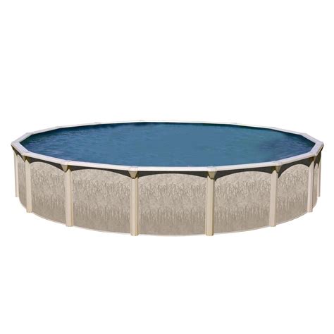 Galveston 27 Ft Round X 48 In Deep Hard Sided Above Ground Pool