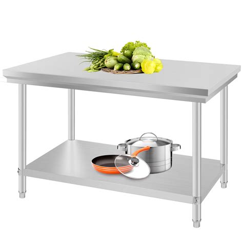 Durasteel stainless steel commercial food prep work table is again a mid of quality and price. 2X4FT KITCHEN WORK PREP TABLE COMMERCIAL CATERING FOOD ...