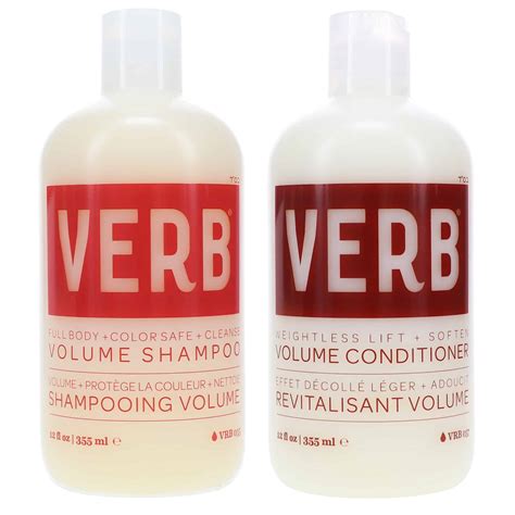 Verb Volume Shampoo 12 Oz And Volume Conditioner 12 Oz Combo Pack Lala