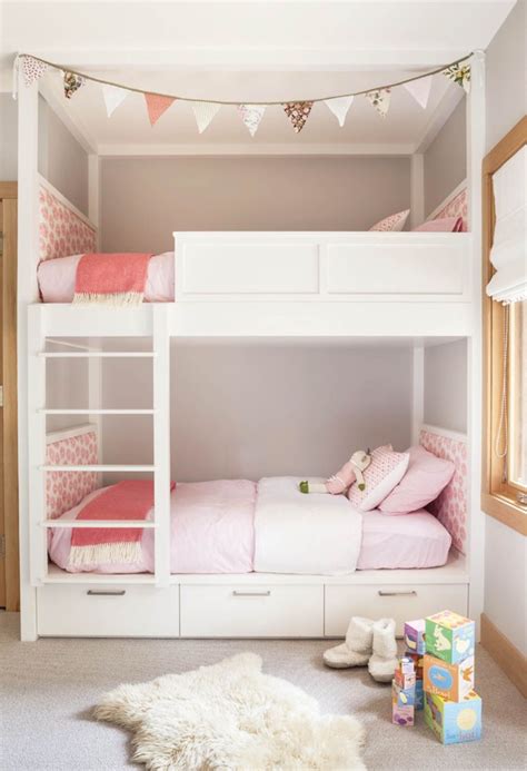 Bright And Pretty Bunk Beds Modern Bunk Beds For Girls Room Bunk Beds