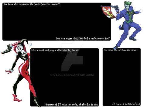 Premade Harley Quinn And Joker Layout By Cyeury On Deviantart