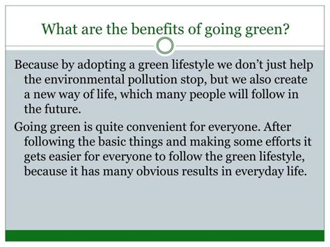 Ppt Adopt A Green Lifestyle Powerpoint Presentation Id4874367