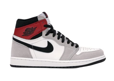 Nike Air Jordan 1 Retro High Light Smoke Grey 555088 126 Sneaker Baker