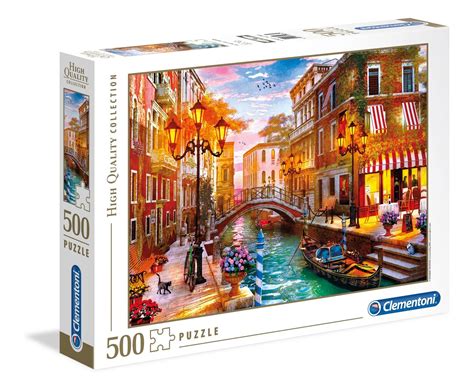 Clementoni Jigsaw Puzzle 500 Pieces For Adults Landscapes City View Fun