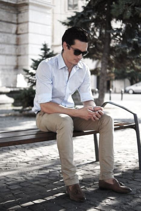 What To Wear With Khaki Pants For Men 50 Male Outfit Styles