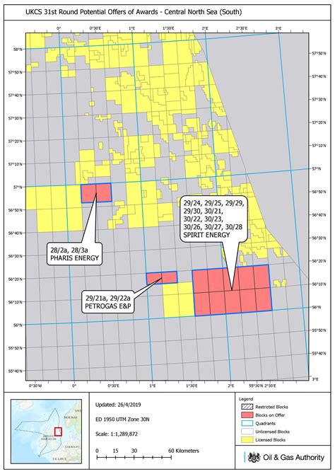 31st licensing round maps: Who won what? - News for the Energy Sector