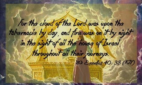 Exodus 4038 The Cloud Of The Lord Wellspring Christian Ministries
