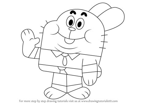 Step By Step How To Draw Richard Watterson From The