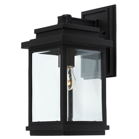 Filament Design Moravia 1 Light Black Outdoor Sconce Cli Acg829045