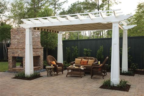 Pergola Canopy In Southern Living Idea House Shadefx Canopies