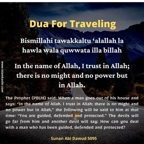 Dua For Travelling Duas For Before And After Traveling In English