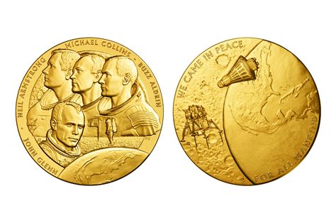 John Glenn Apollo Astronauts Awarded Congressional Gold Medals CollectSPACE