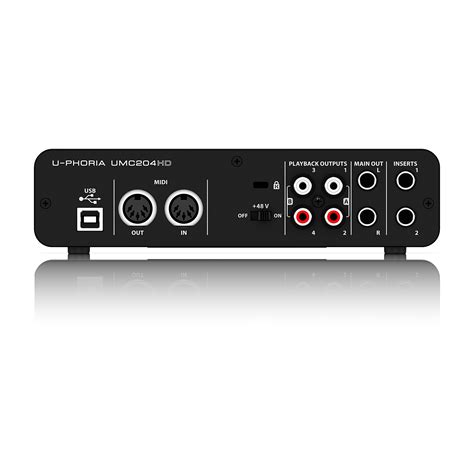 Behringer Umc204hd Interfejs Audiomidi 2x4 Audiopol