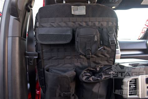 Getting yourself a seat cover for your f150 is no luxury; 2015-2018 F150 Tactical Front Seat-Back Cover 04-15F150TSC-