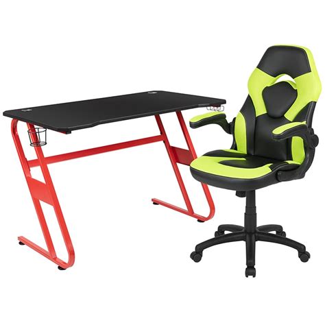 Maybe you would like to learn more about one of these? Buy Gaming Desk & Racing Chair Set w/ Cup Holder ...