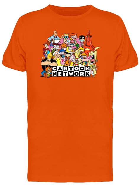 Cartoon Network Retro Nineties Characters Mens Tennessee Orange T