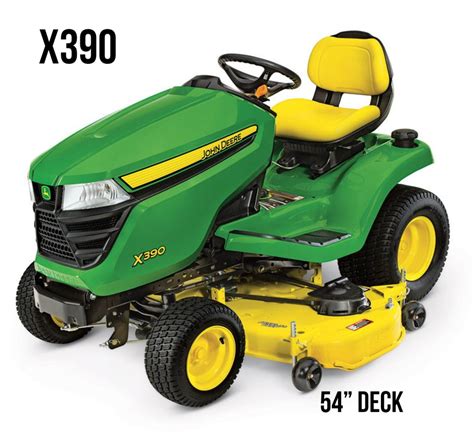 X390 Lawn Tractor 54 In Deck Greenway Equipmentgreenway Equipment