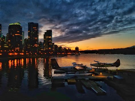 Sunset In Coal Harbour Rvancouver