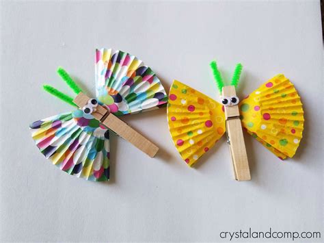 20 Easy Butterfly Craft Ideeën Maken Die U Met Uw Kinderen Kunt Doen