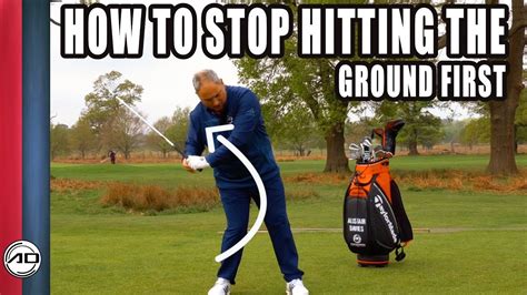 Golf How To Stop Hitting The Ground Before The Ball Youtube