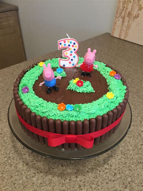 Peppa Pig Birthday Cake Pig Birthday Cakes Peppa Pig Birthday Cake