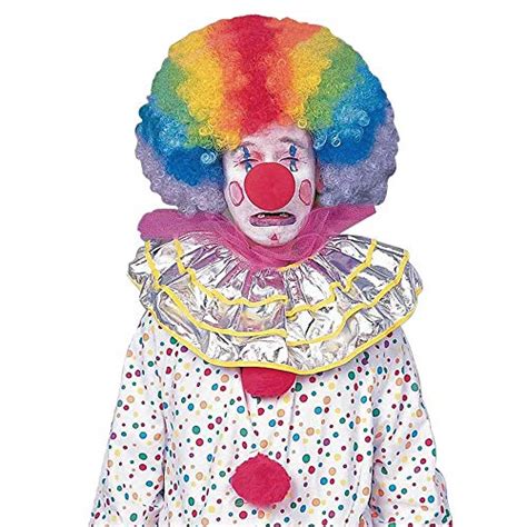 Forum Novelties Mens Jumbo Rainbow Clown Costume Wig One Size Skrowkni