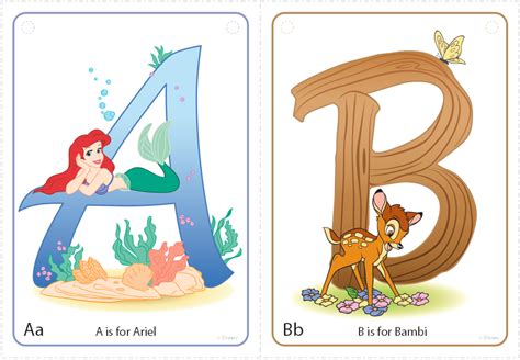 Free Disney Character Alphabet Printables From Disney Preschool