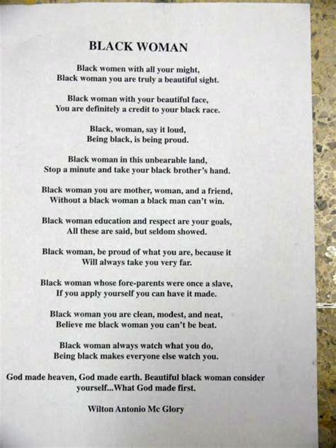 Sfist Poetry Corner Black Woman Black History Poems Black History