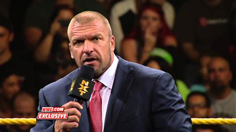 Wwe Coo Triple H Announces A Nxt Takeover Special