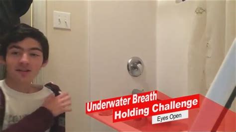 underwater breath holding challenge youtube