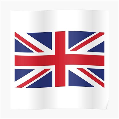 Uk Flag United Kingdom Poster For Sale By Benzodesign Redbubble