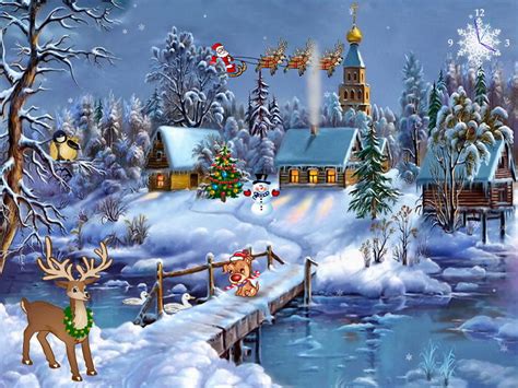 Animated Christmas Screensaver Windows 10 Animated Desktop Wallpaper