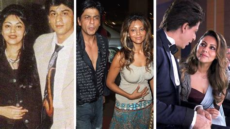 Shah Rukh Ted Gauri On Their 1st Valentines Day Love