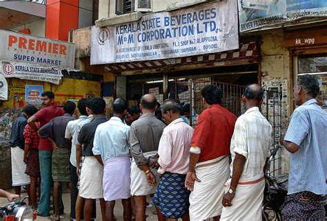 The beverages corporation of kerala (bevco) will charge rs 100 as a service charge for delivering liquor at home. QUEUEING for LIQUOR, Kerala State Beverages, Madurai, Tami ...