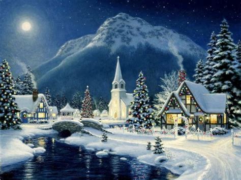 Christmas Village Pc Wallpaper ~ Hintergrundbilder Hd