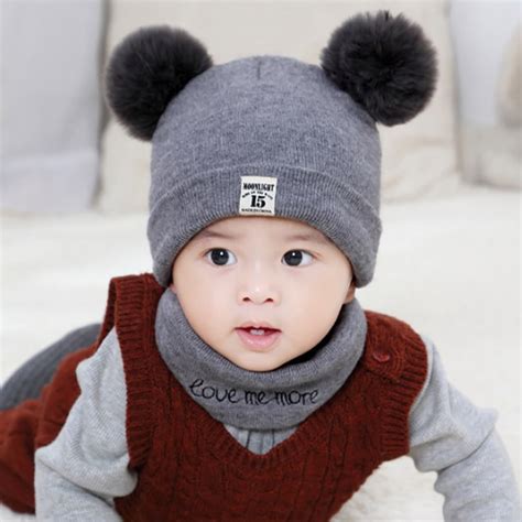 Heart Move Low Price Baby Hats Beanies Winter Warm Girl Boy Toddler